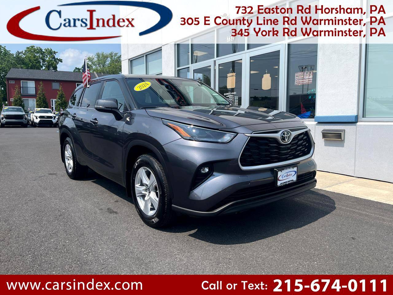 2024 Toyota Highlander XLE — SUV — 18,925 mi — Horsham, PA
