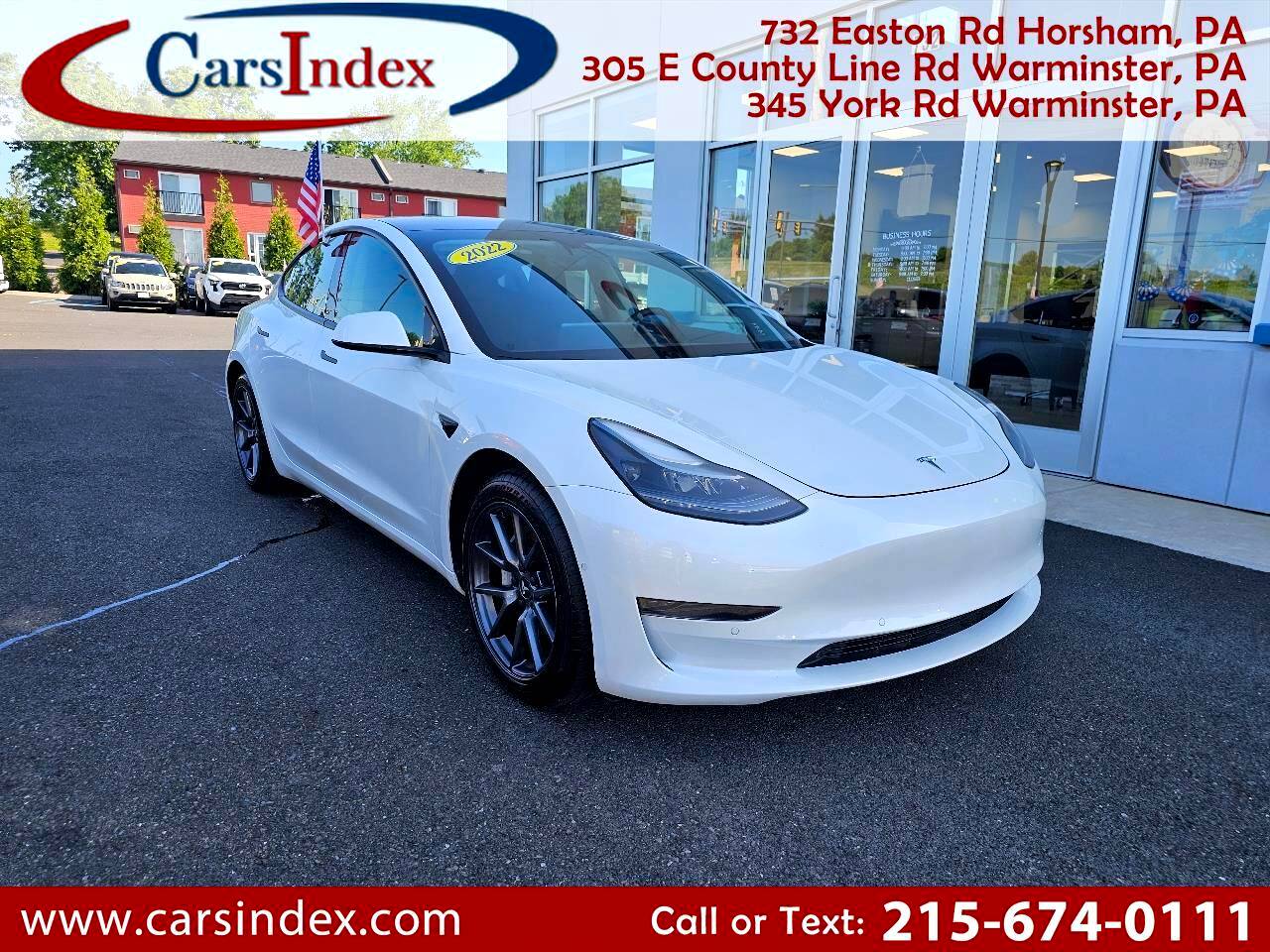 2022 Tesla Model 3 Standard Range Plus — Sedan — 41,450 mi — Horsham, PA