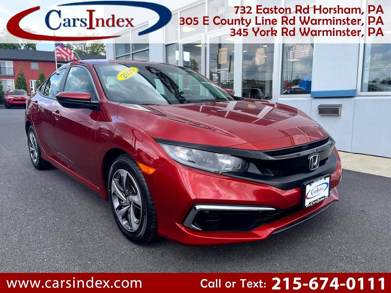 2020 Honda Civic LX — Sedan — 64,676 mi — Horsham, PA