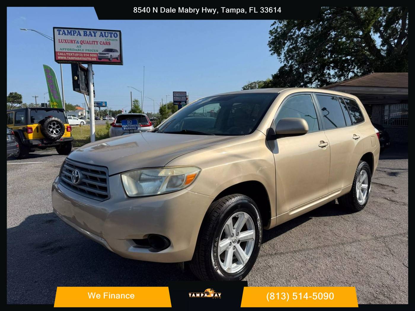 2008 Toyota Highlander Base — SUV — 128,933 mi — Tampa, FL
