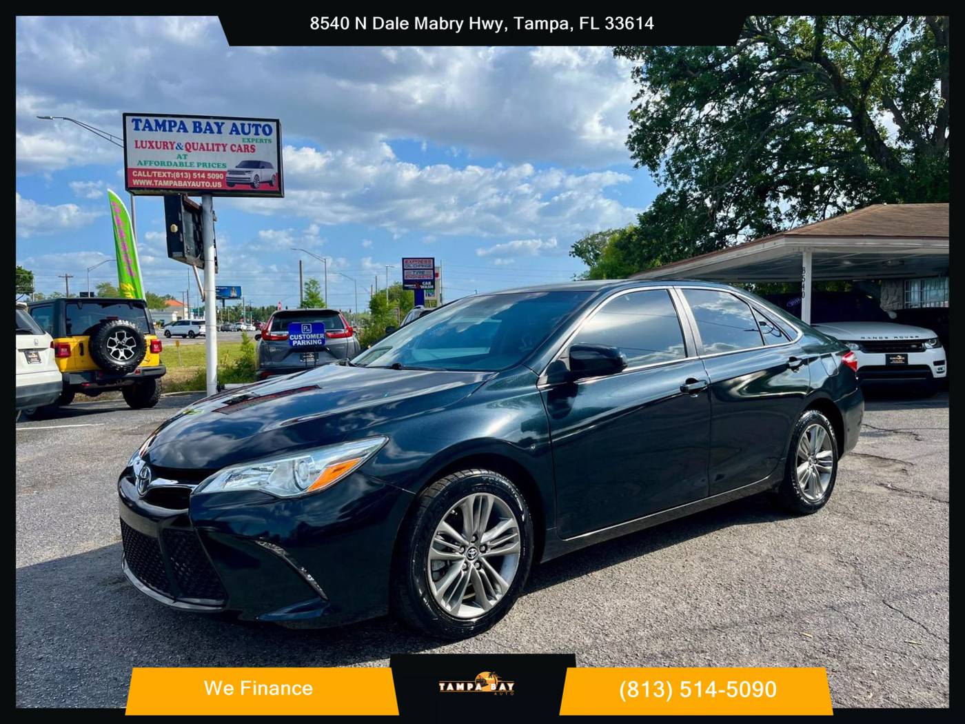 2015 Toyota Camry SE — Sedan — 113,949 mi — Tampa, FL