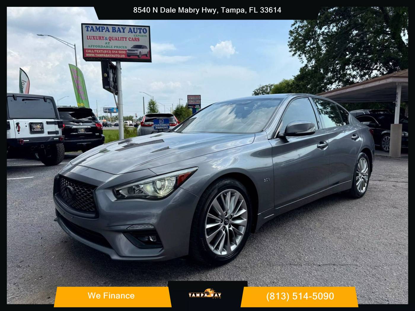2018 INFINITI Q50 3.0t LUXE — Sedan — 84,841 mi — Tampa, FL