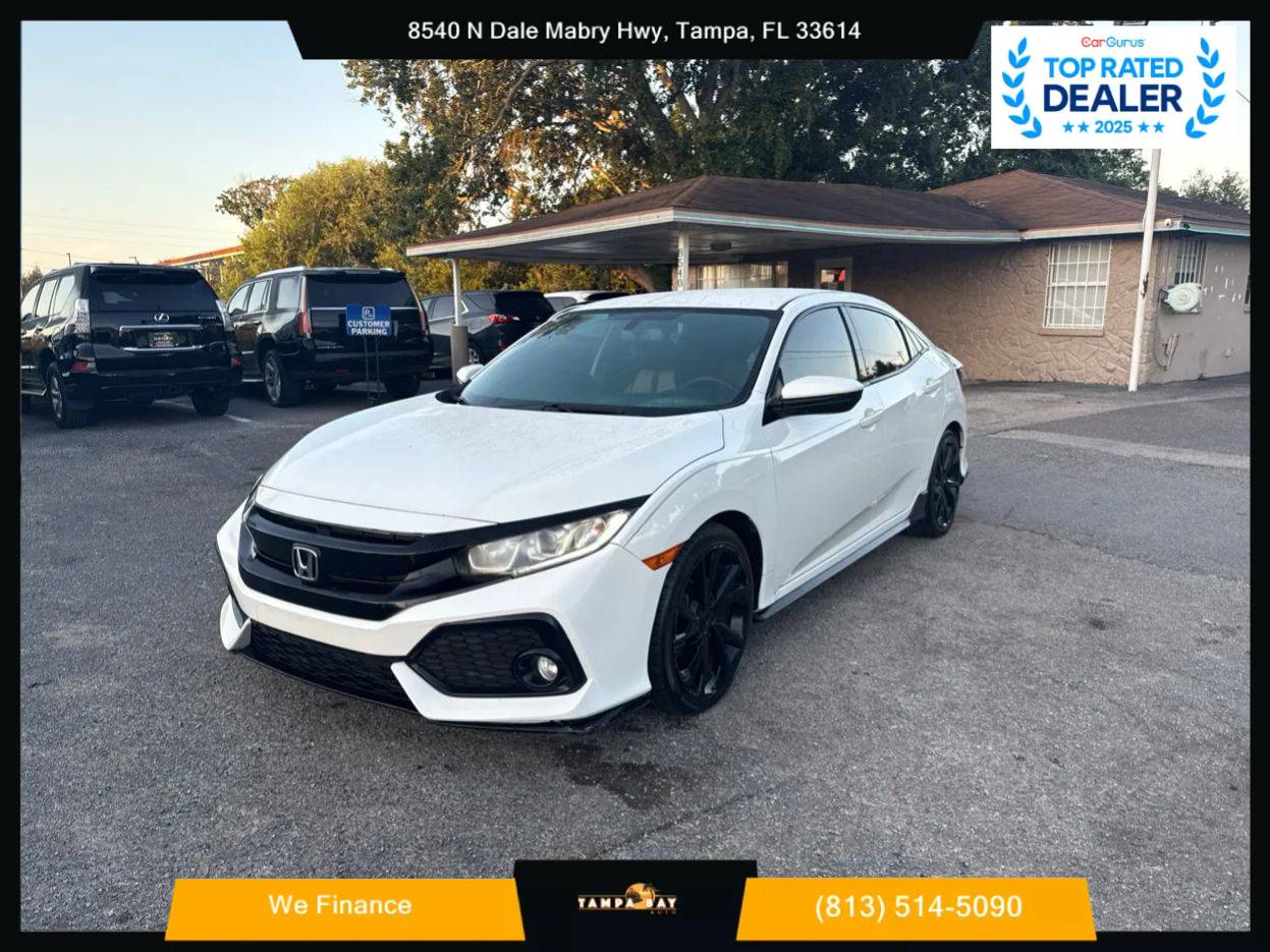 2018 Honda Civic Sport — Hatchback — 74,175 mi — Tampa, FL