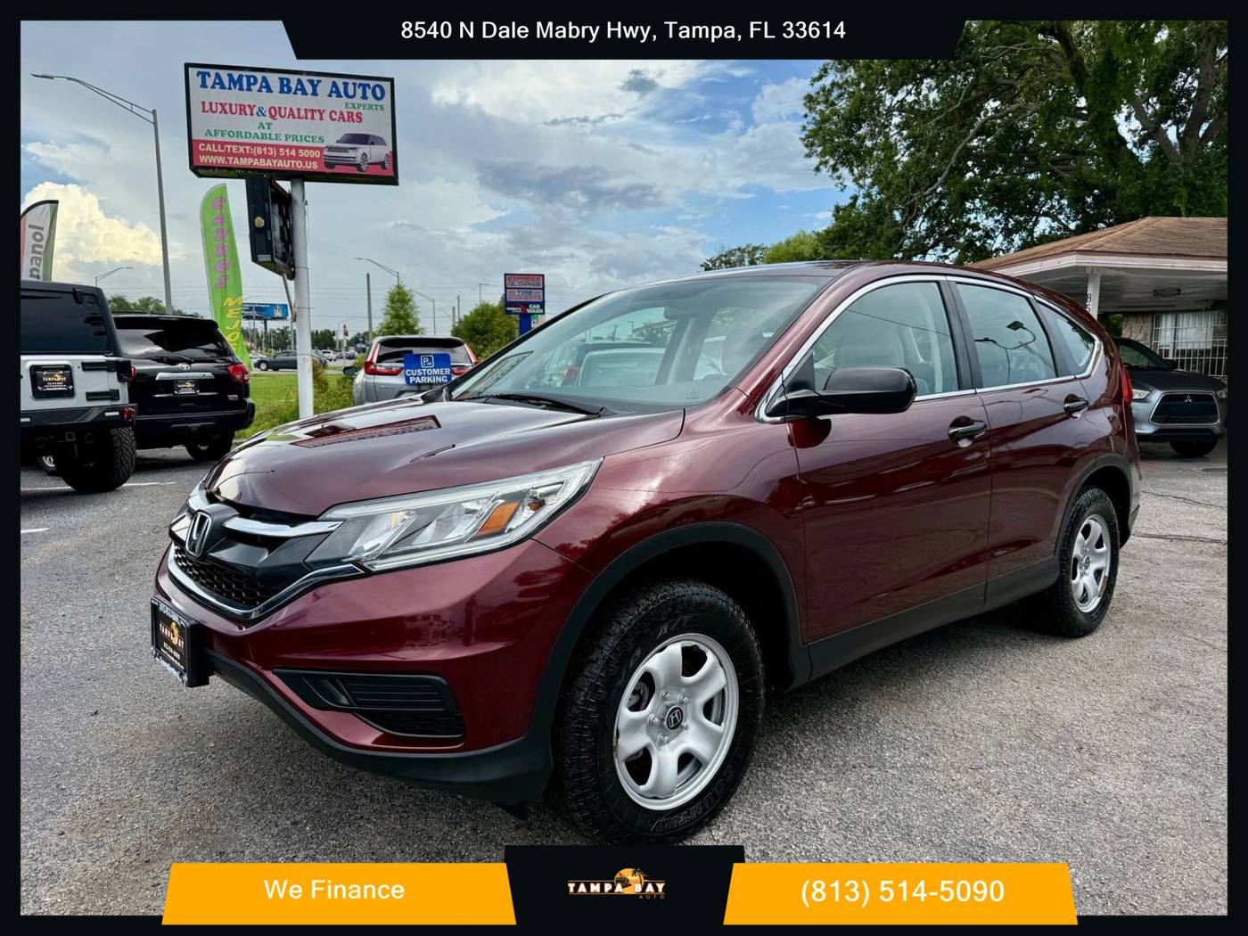 2015 Honda CR-V LX — SUV — 85,793 mi — Tampa, FL