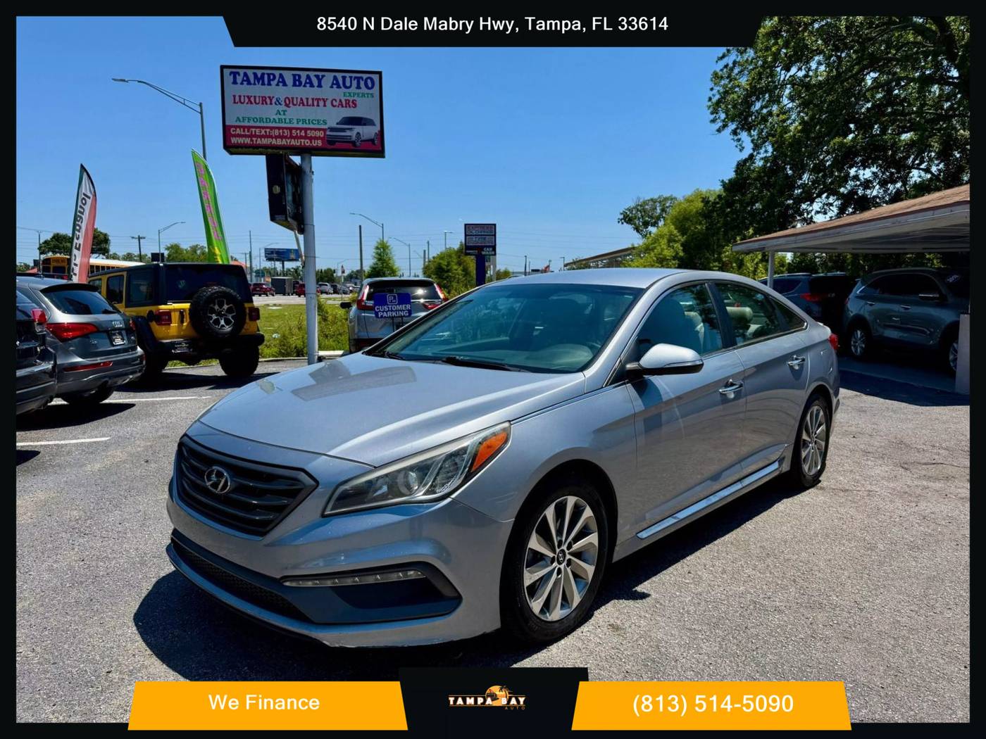 2015 Hyundai Sonata Sport — Sedan — 128,005 mi — Tampa, FL