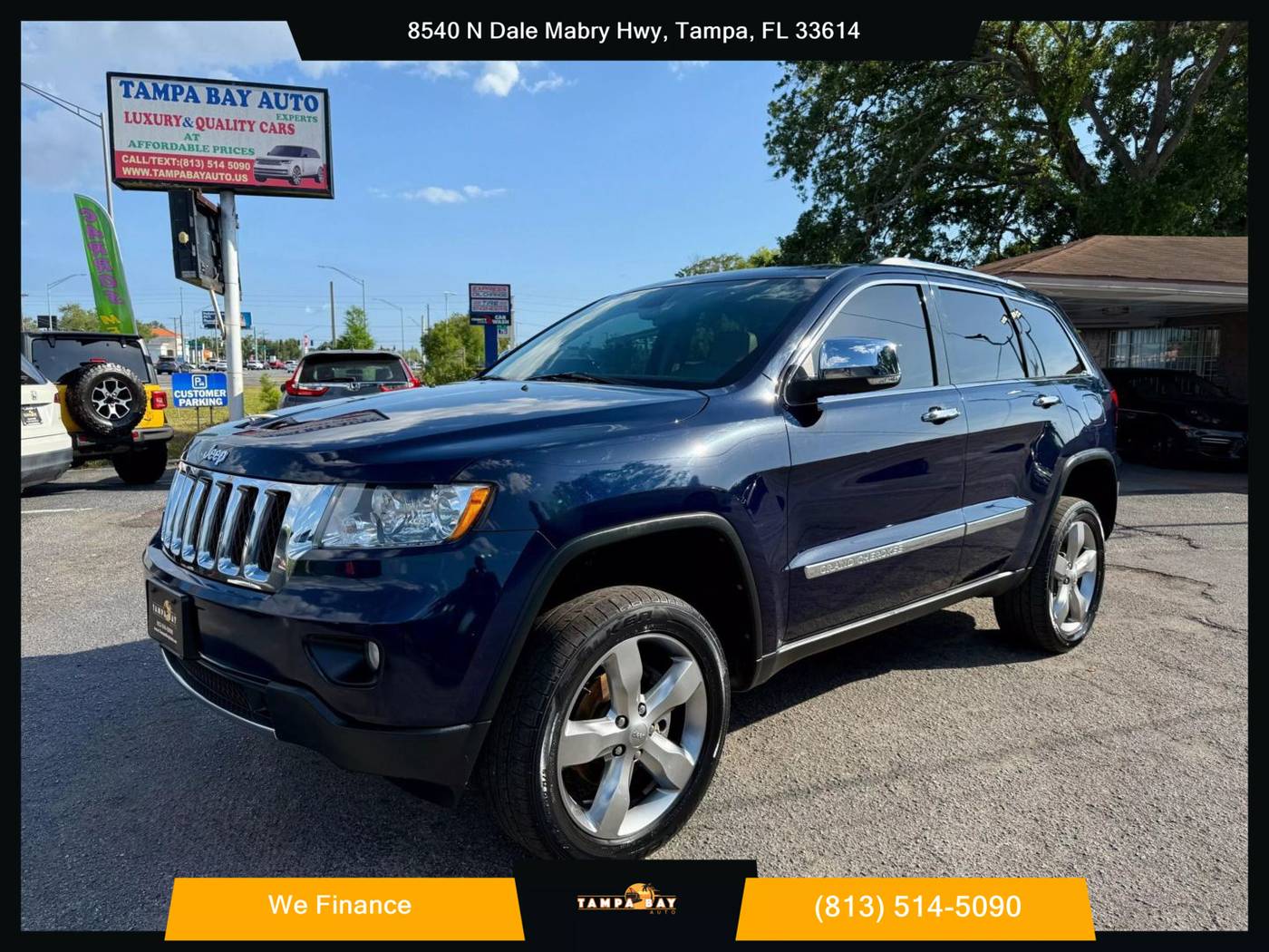 2013 Jeep Grand Cherokee Overland — SUV — 151,699 mi — Tampa, FL