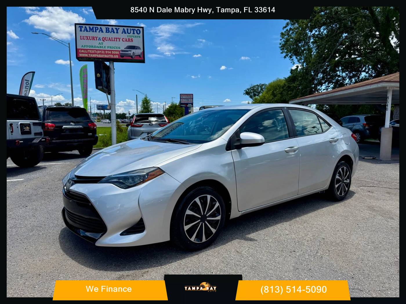 2019 Toyota Corolla LE — Sedan — 72,660 mi — Tampa, FL