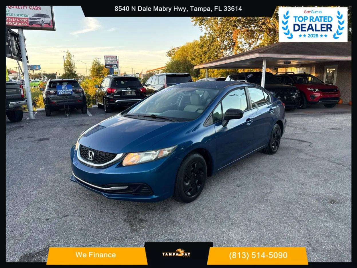 2014 Honda Civic LX — Sedan — 96,296 mi — Tampa, FL