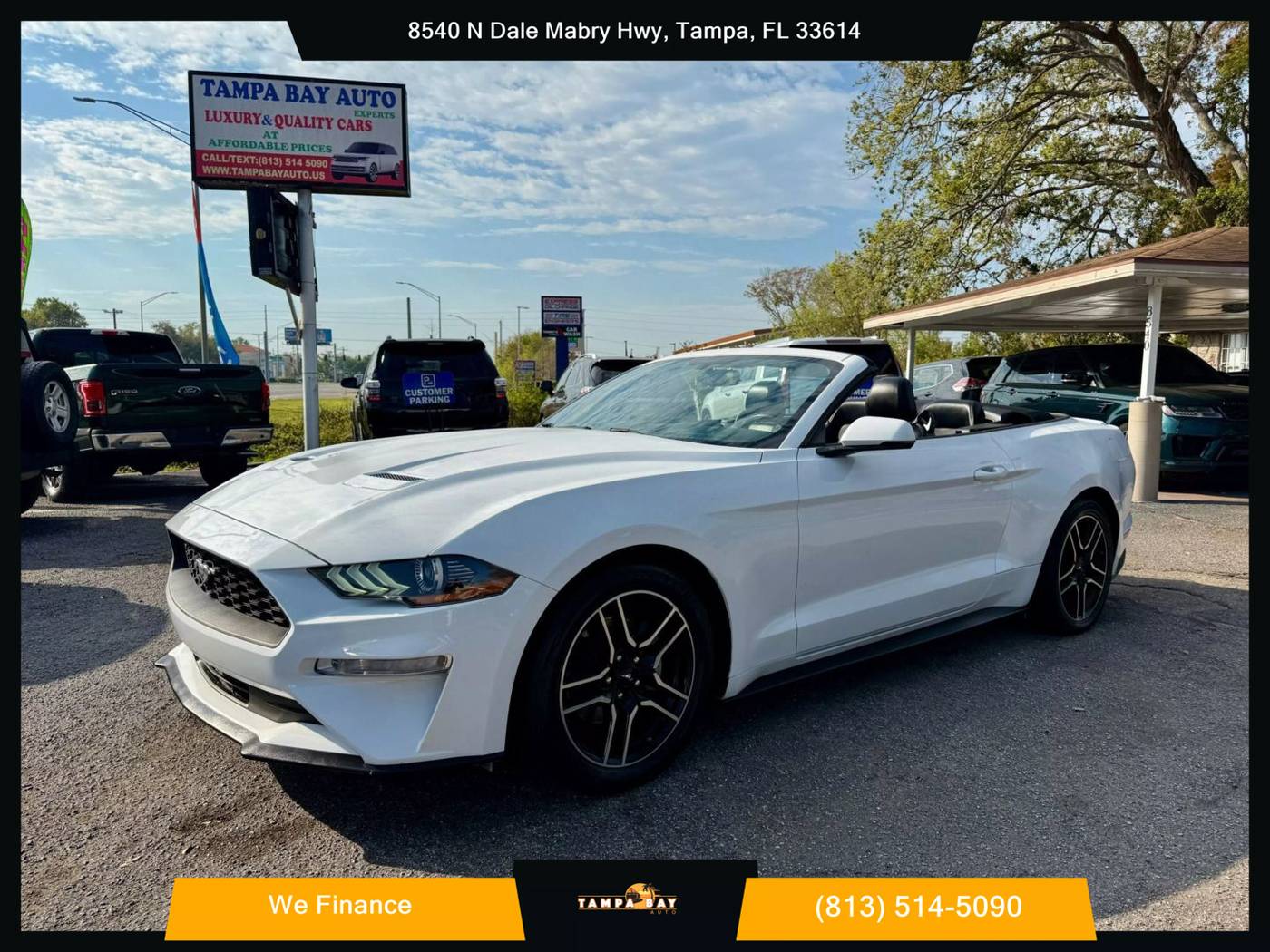 2020 Ford Mustang EcoBoost Premium — Convertible — 66,895 mi — Tampa, FL