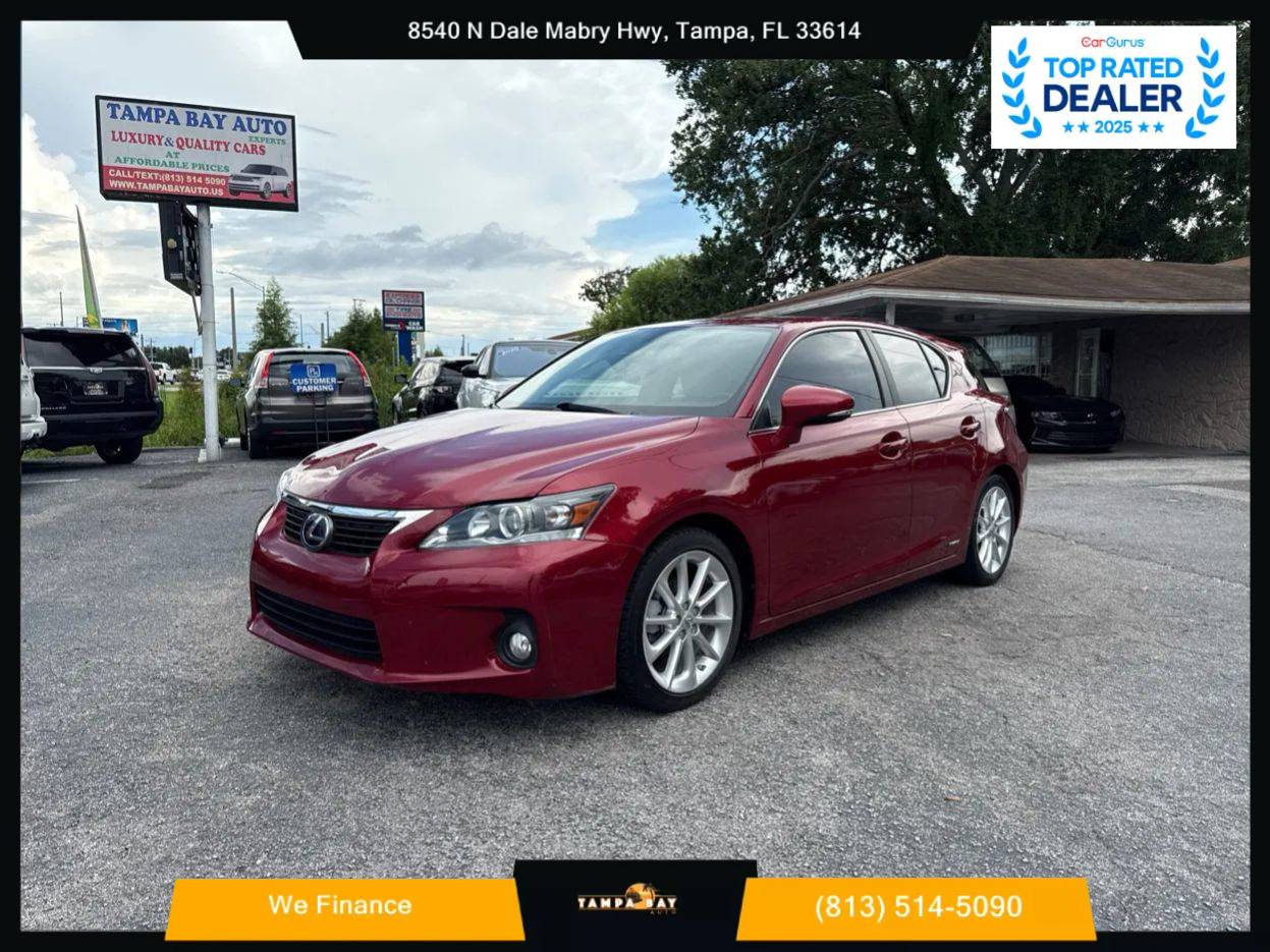 2012 Lexus CT CT 200h — Hatchback — 68,405 mi — Tampa, FL