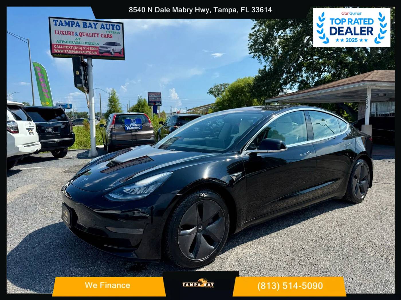 2019 Tesla Model 3 Mid Range — Sedan — 119,059 mi — Tampa, FL