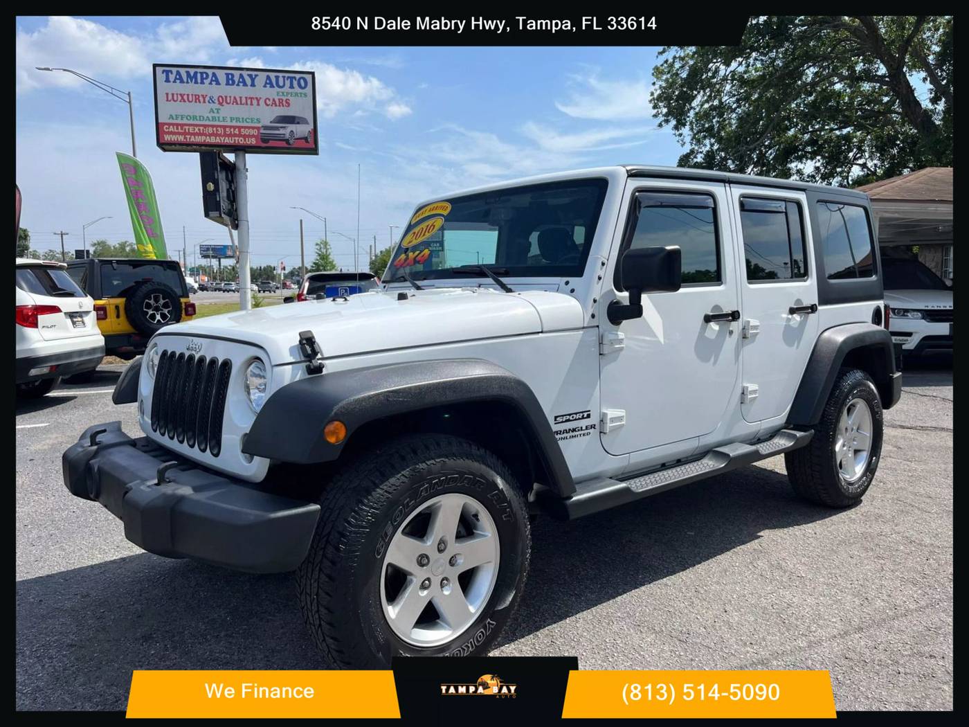 2016 Jeep Wrangler Sport — SUV — 87,505 mi — Tampa, FL