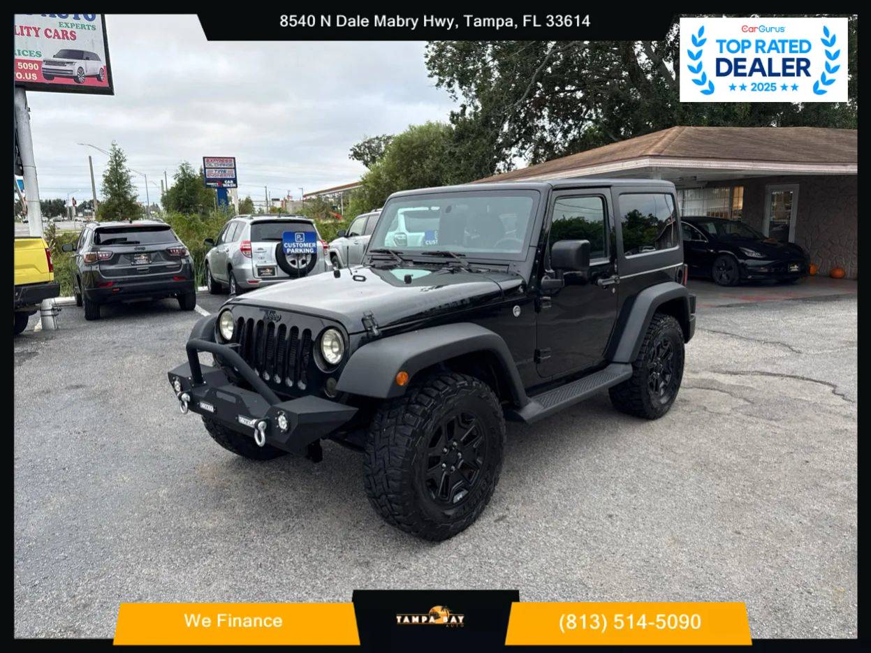 2017 Jeep Wrangler Willys Wheeler — SUV — 142,743 mi — Tampa, FL