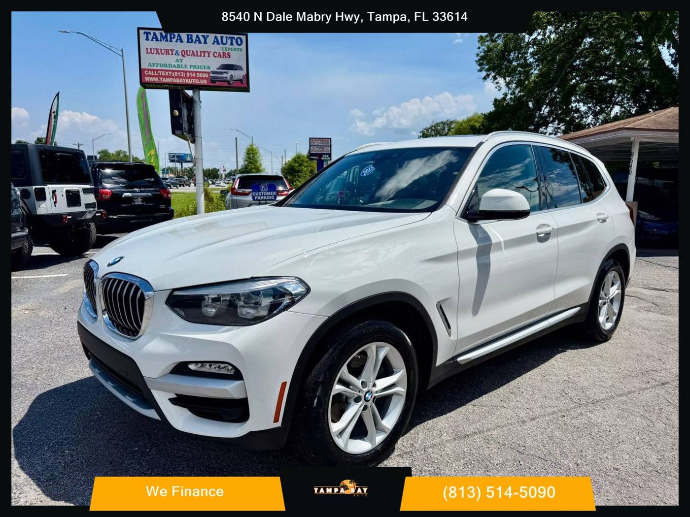 2019 BMW X3 30i — SUV — 206,315 mi — Tampa, FL