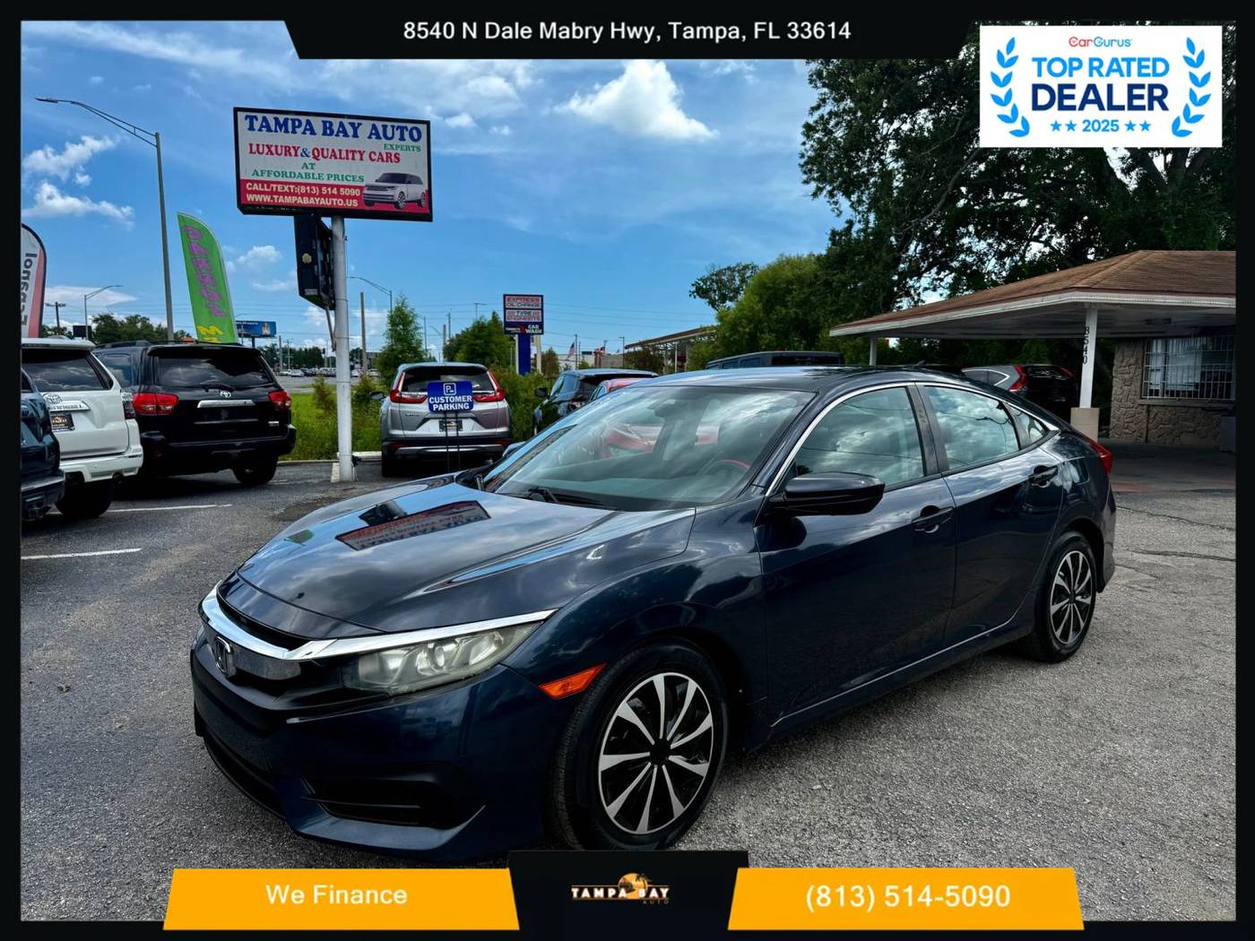 2016 Honda Civic LX — Sedan — 148,283 mi — Tampa, FL