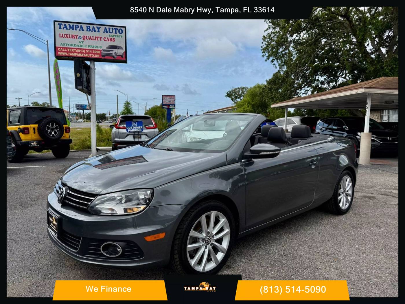 2013 Volkswagen Eos Komfort — Convertible — 104,330 mi — Tampa, FL