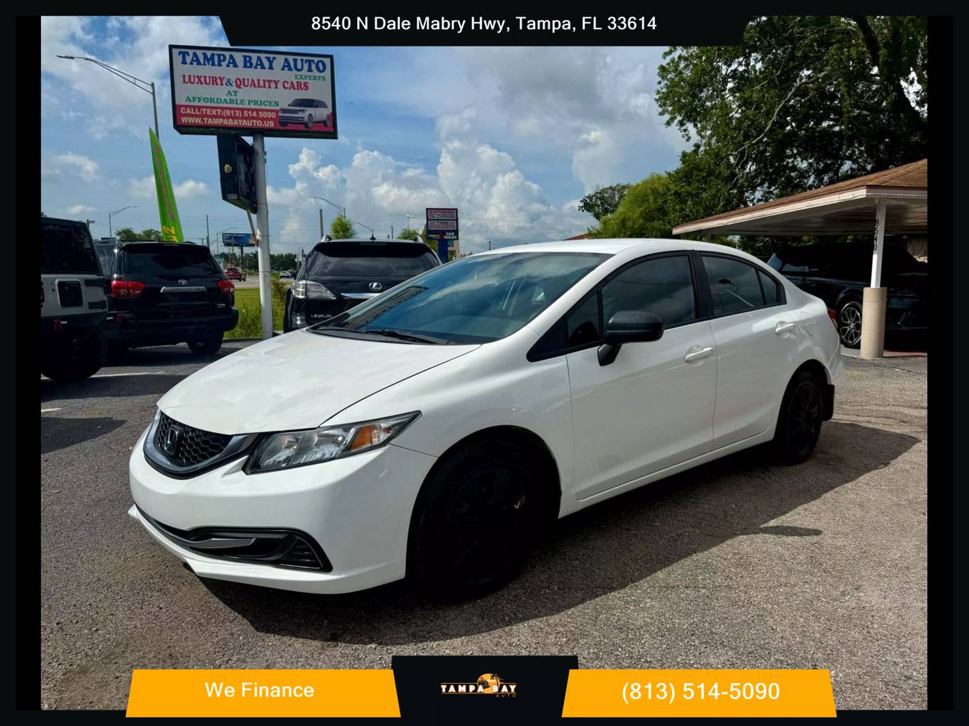 2015 Honda Civic LX — Sedan — 179,355 mi — Tampa, FL