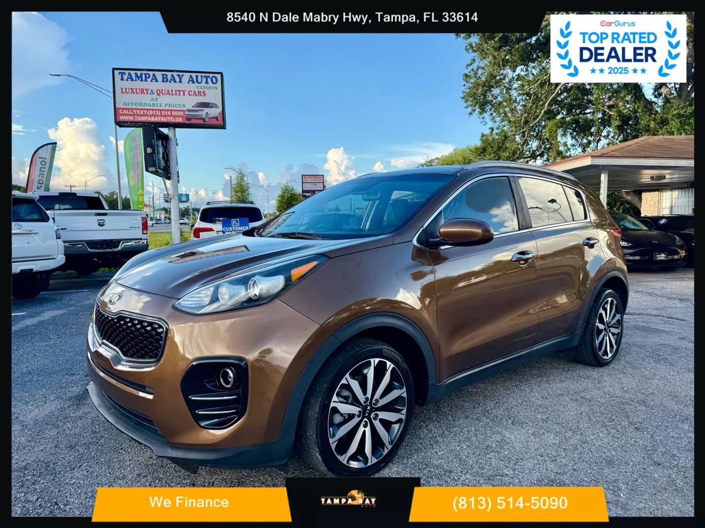 2017 Kia Sportage EX — SUV — 185,225 mi — Tampa, FL