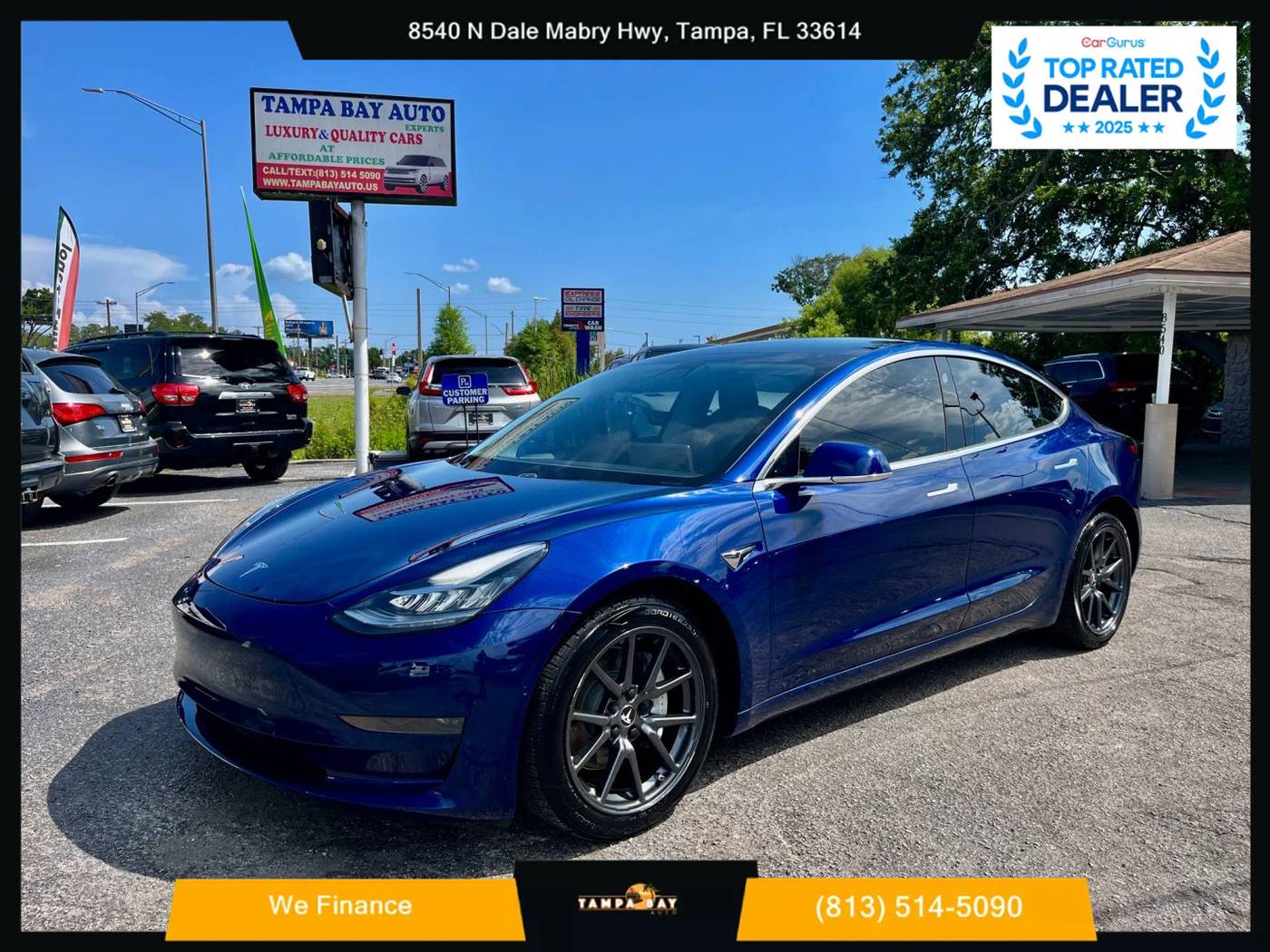 2019 Tesla Model 3 Standard Range — Sedan — 115,049 mi — Tampa, FL