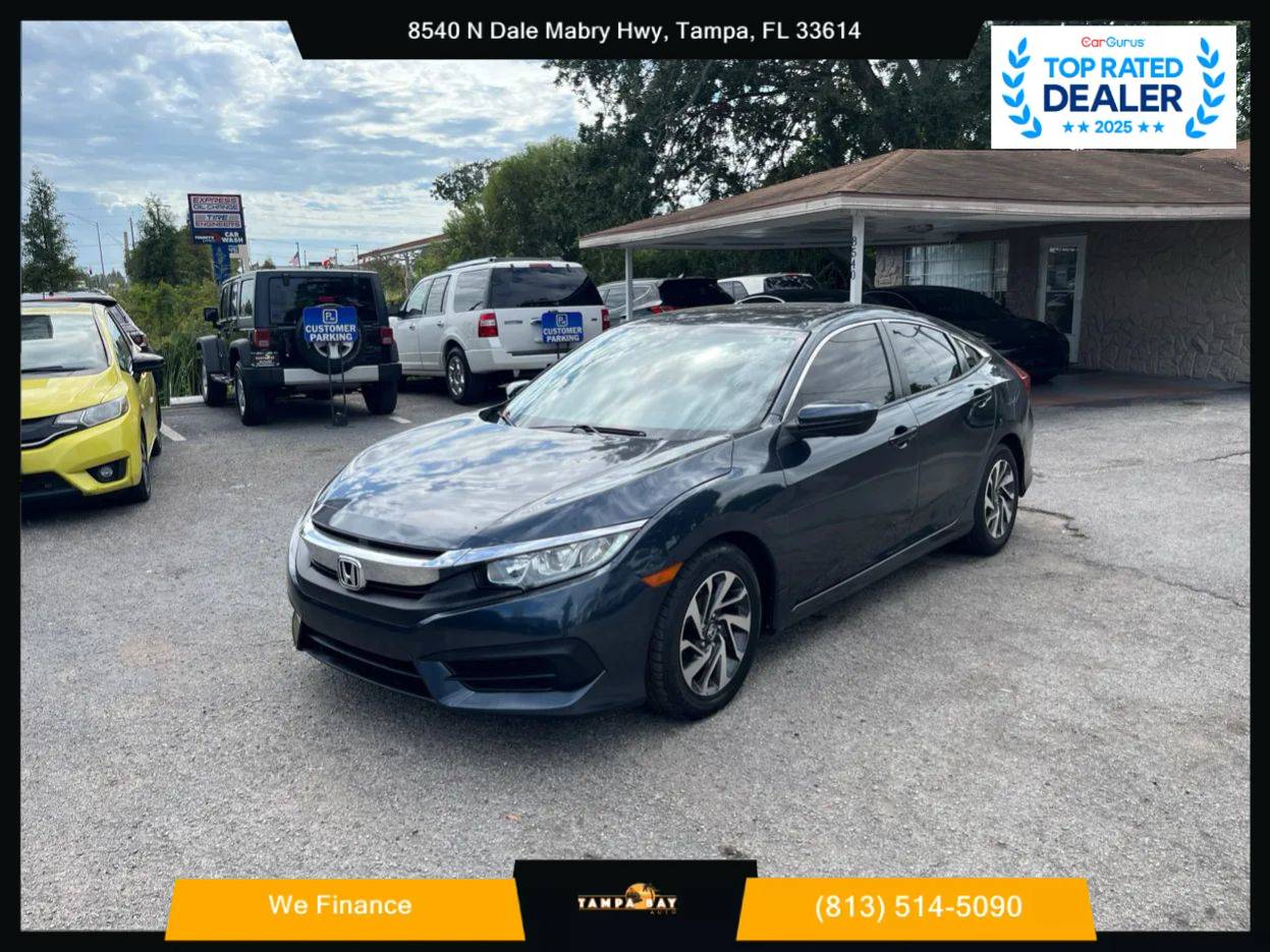 2018 Honda Civic EX — Sedan — 78,025 mi — Tampa, FL