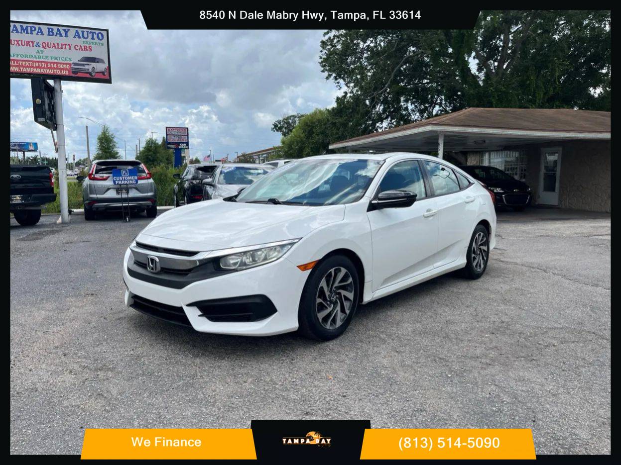 2016 Honda Civic EX — Sedan — 91,811 mi — Tampa, FL