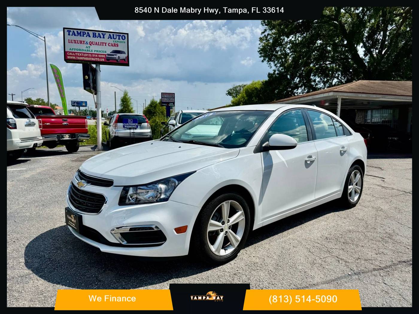 2015 Chevrolet Cruze 2LT — Sedan — 134,324 mi — Tampa, FL