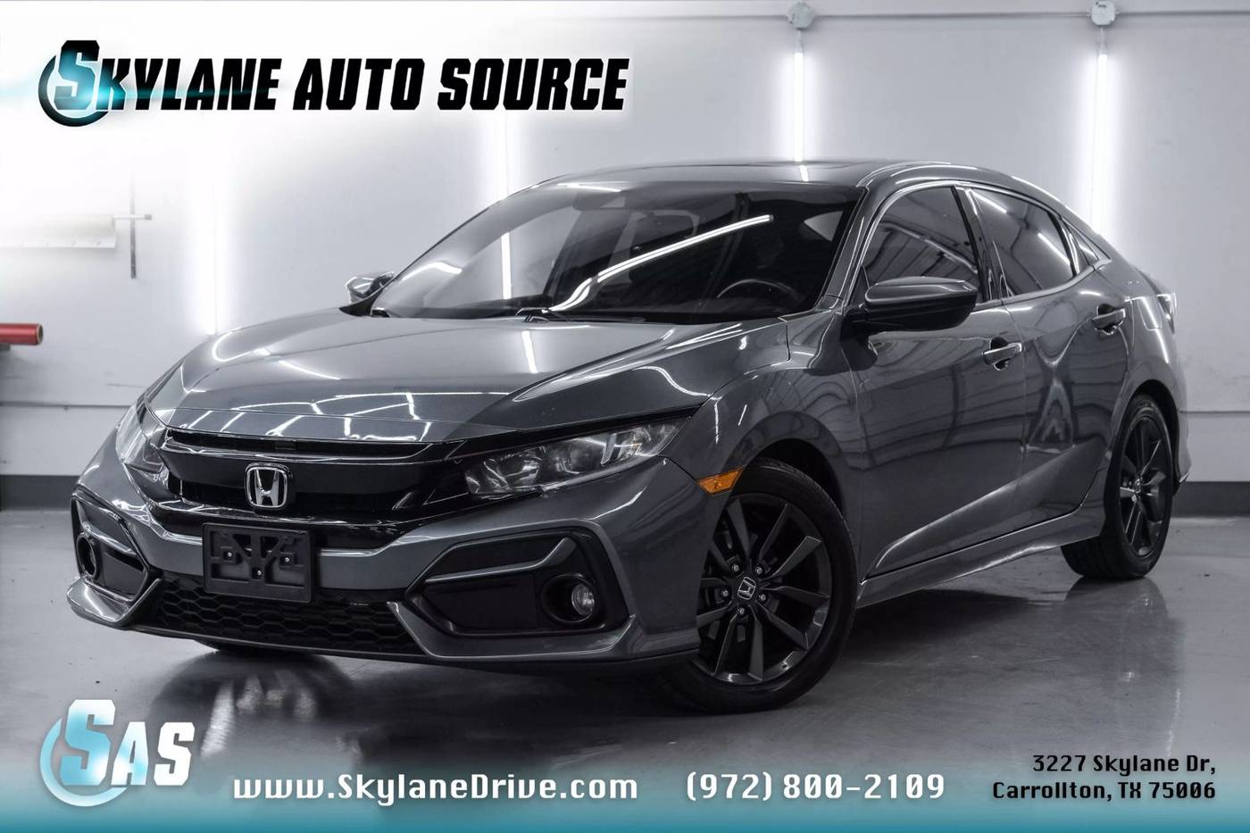 2021 Honda Civic EX — Hatchback — 138,177 mi — CARROLLTON, TX