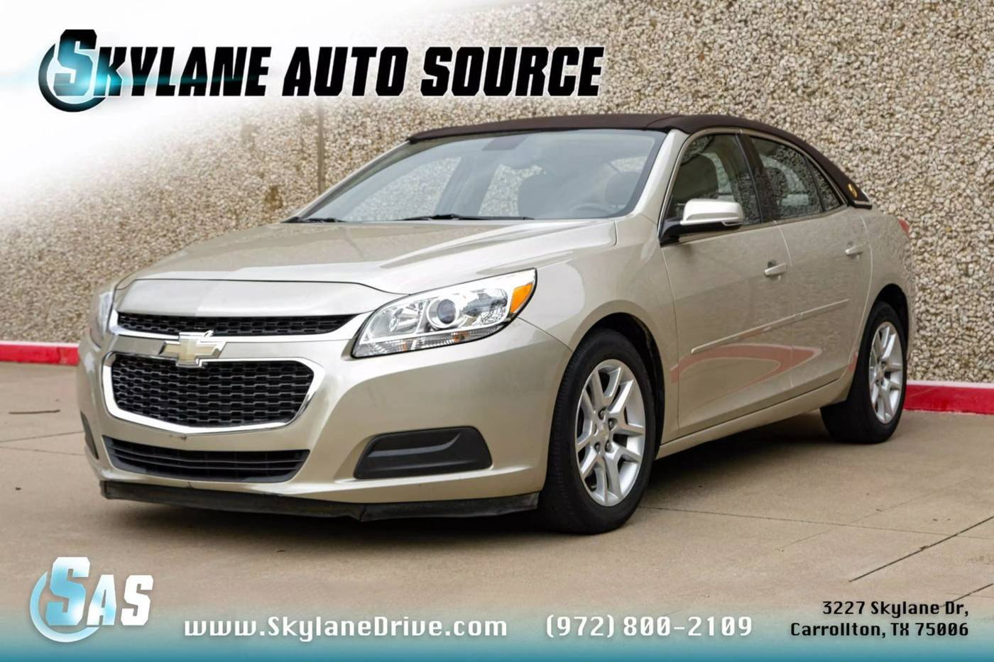 2014 Chevrolet Malibu LT — Sedan — 52,320 mi — CARROLLTON, TX