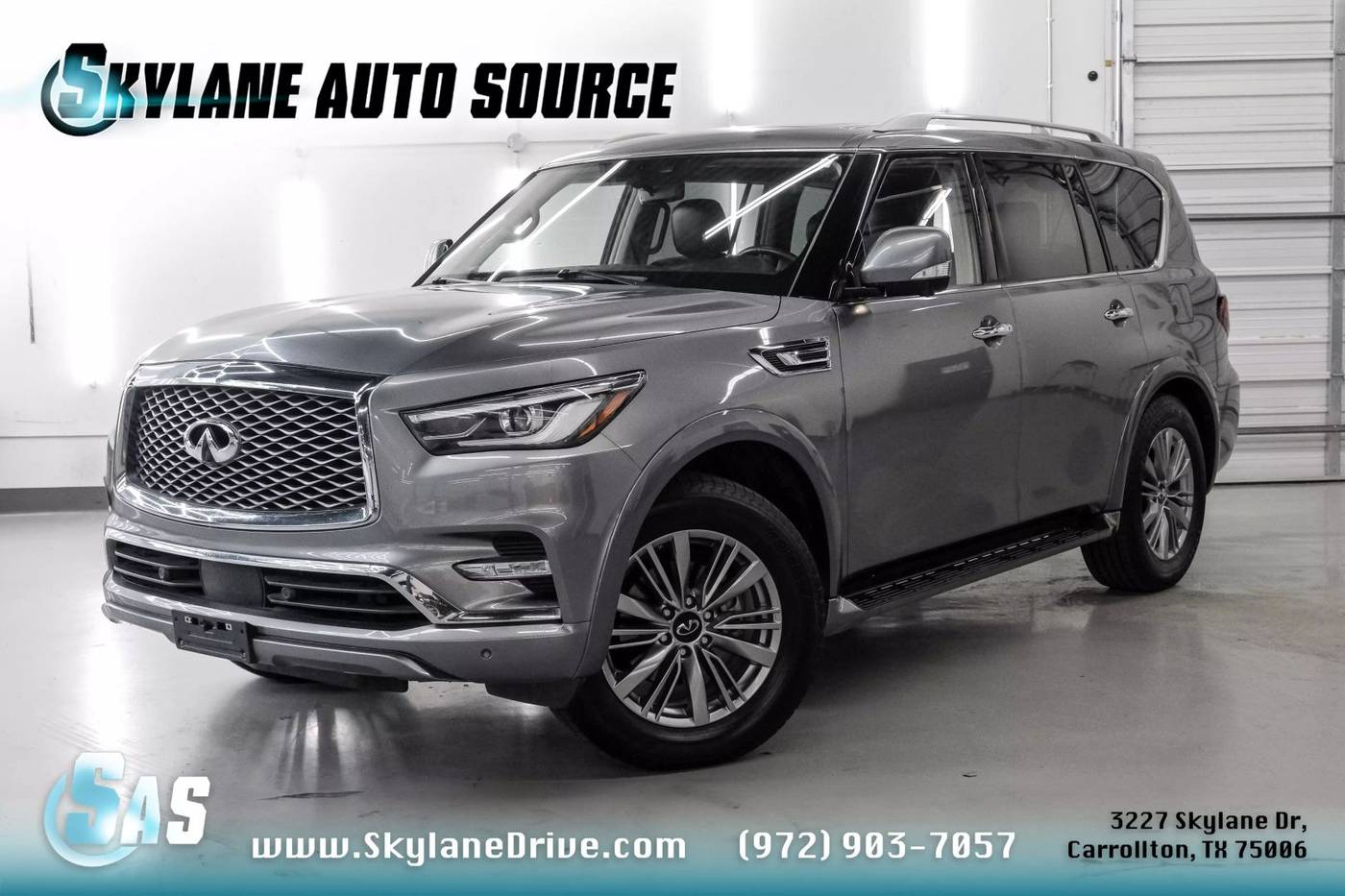 2021 INFINITI QX80 LUXE — SUV — 122,248 mi — CARROLLTON, TX
