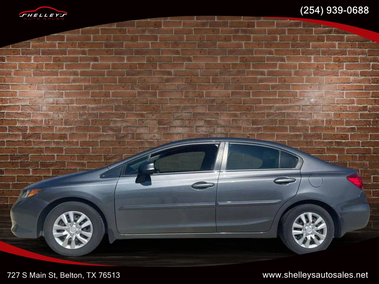 2012 Honda Civic LX — Sedan — 87,554 mi — Belton, TX