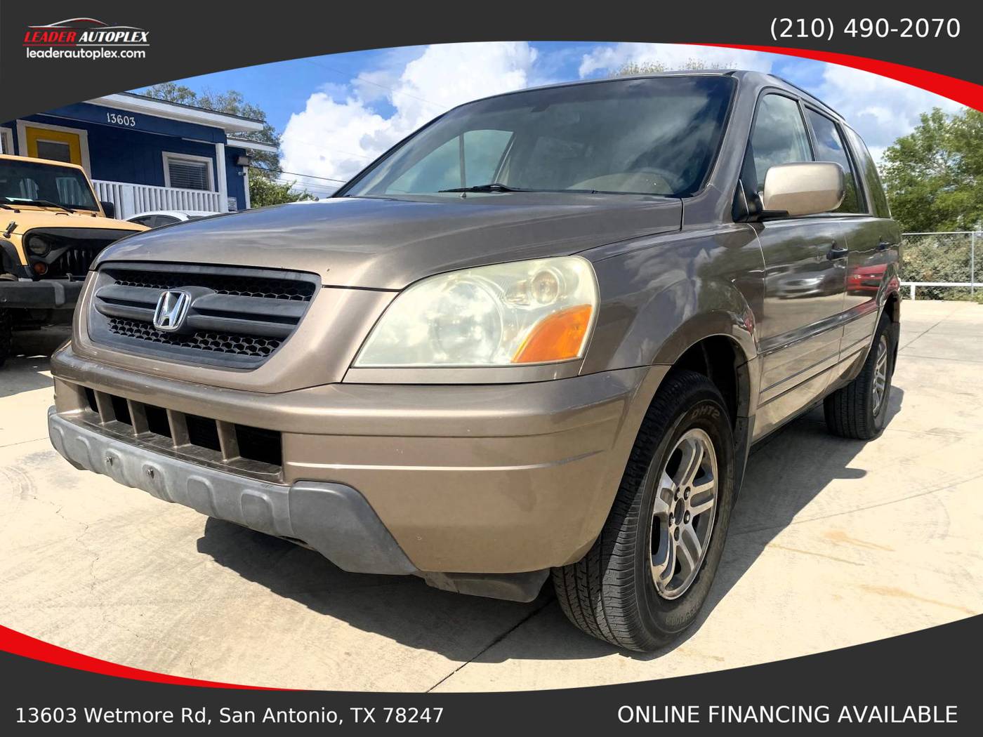 2004 Honda Pilot EX — SUV — 249,694 mi — San Antonio, TX