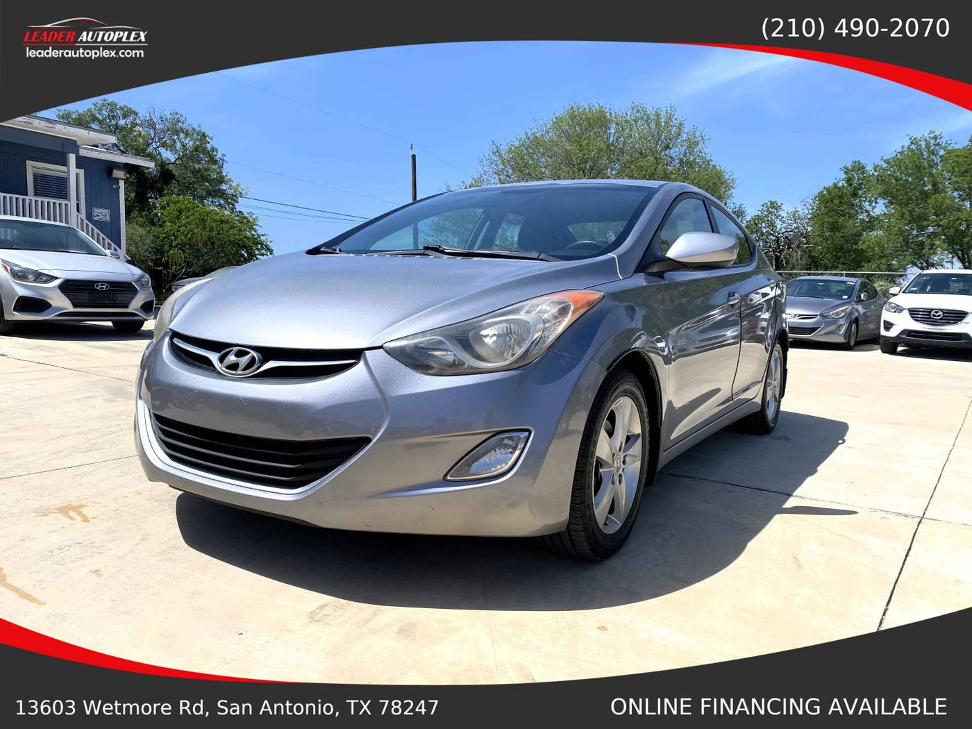 2013 Hyundai Elantra GLS — Sedan — 122,363 mi — San Antonio, TX
