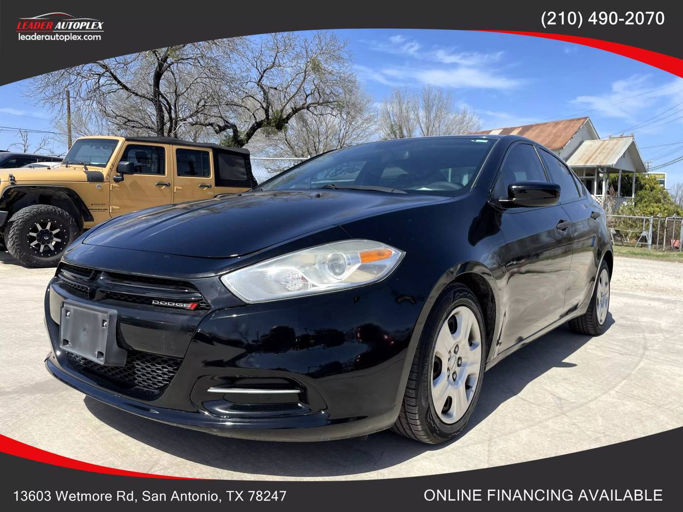 2013 Dodge Dart SE — Sedan — 66,461 mi — San Antonio, TX