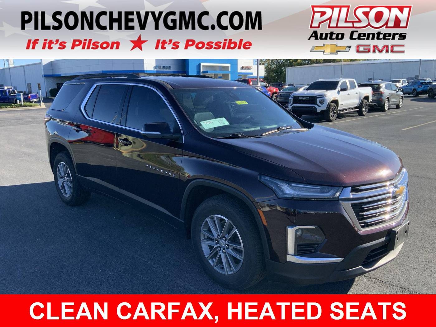 2022 Chevrolet Traverse LT Leather — SUV — 38,668 mi — Clinton, IN