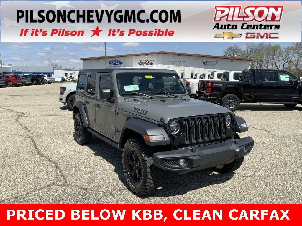 2021 Jeep Wrangler Willys — SUV — 44,807 mi — Clinton, IN