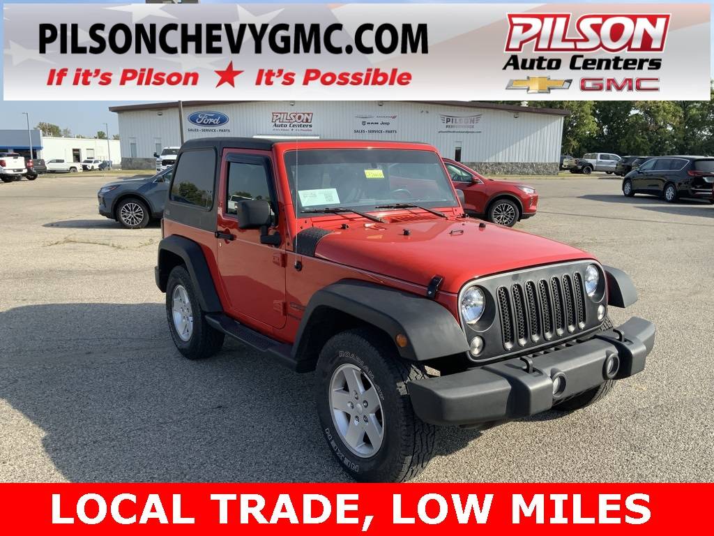 2017 Jeep Wrangler Sport — SUV — 54,338 mi — Clinton, IN