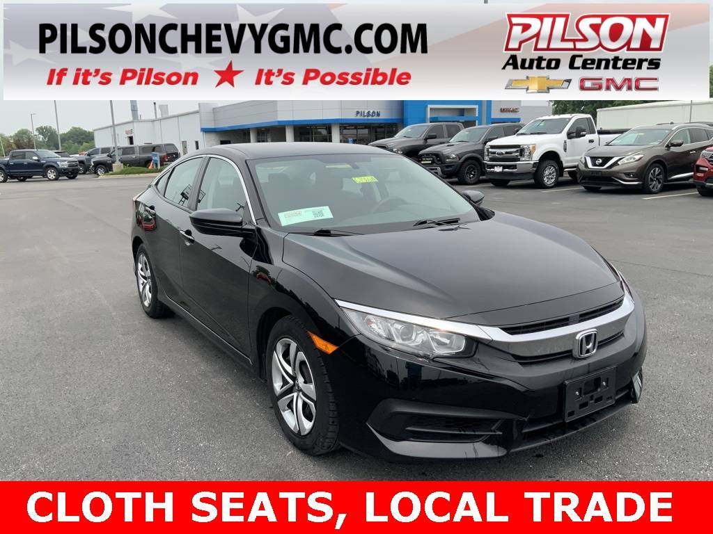 2016 Honda Civic LX — Sedan — 93,867 mi — Clinton, IN