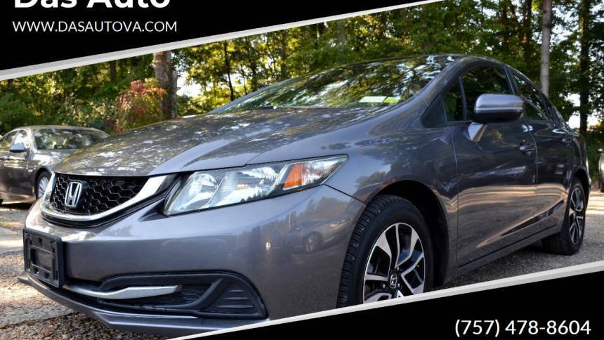 2015 Honda Civic EX — Sedan — 78,346 mi — Virginia Beach, VA