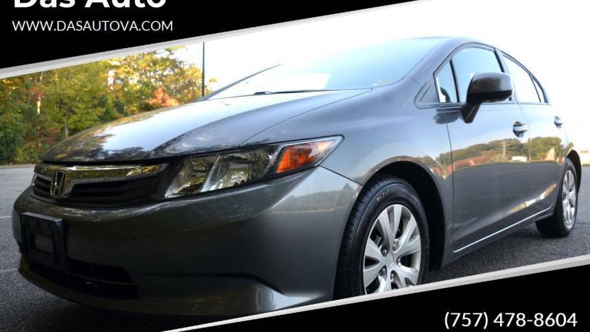 2012 Honda Civic LX — Sedan — 86,935 mi — Virginia Beach, VA