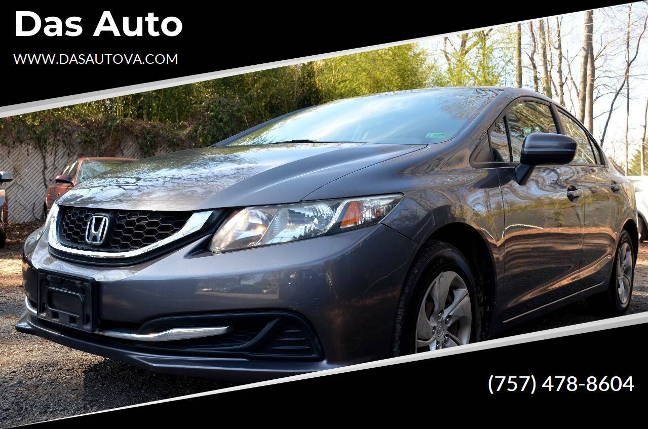2015 Honda Civic LX — Sedan — 93,424 mi — Virginia Beach, VA