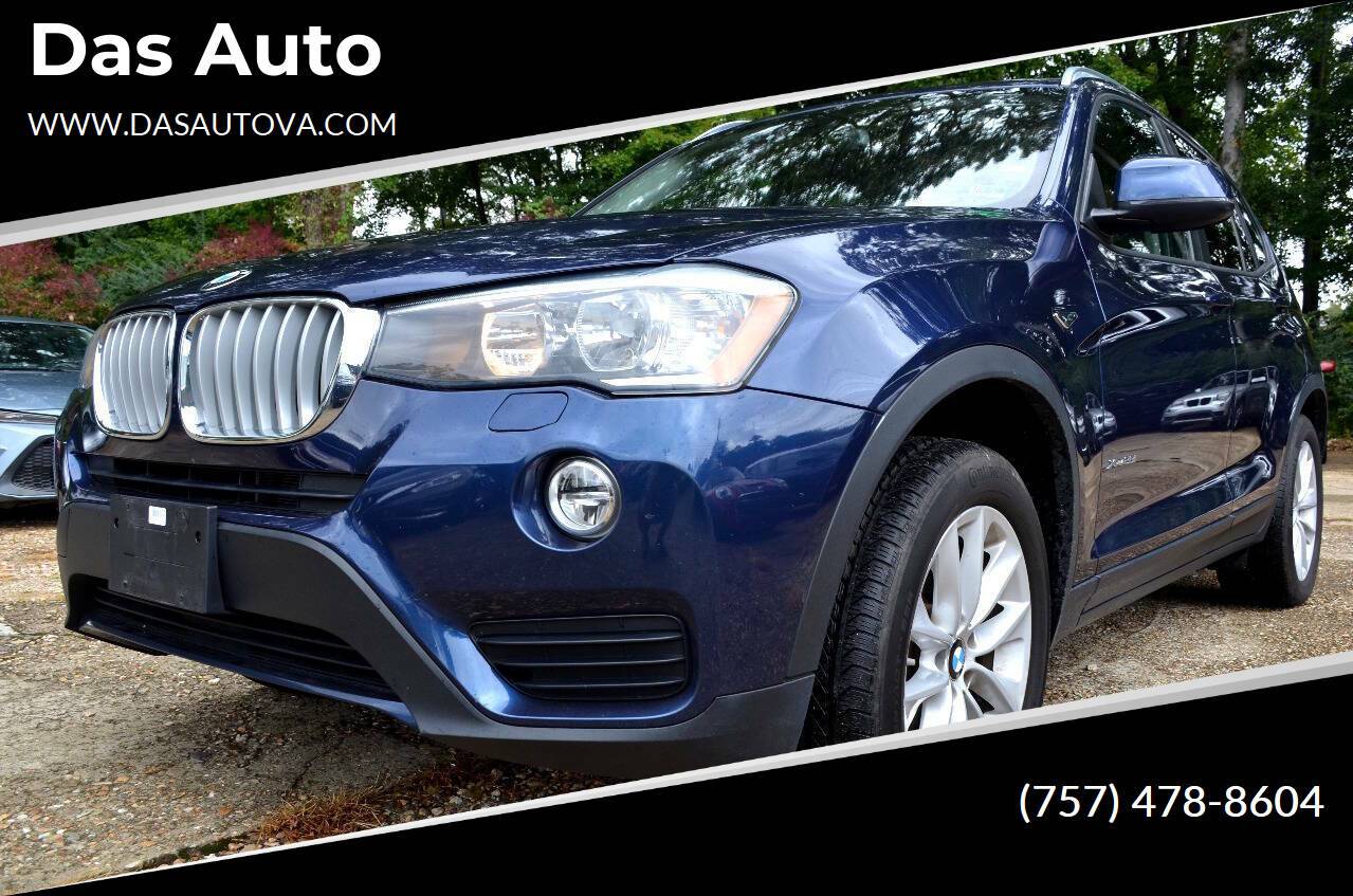 2017 BMW X3 28i — SUV — 80,276 mi — Virginia Beach, VA