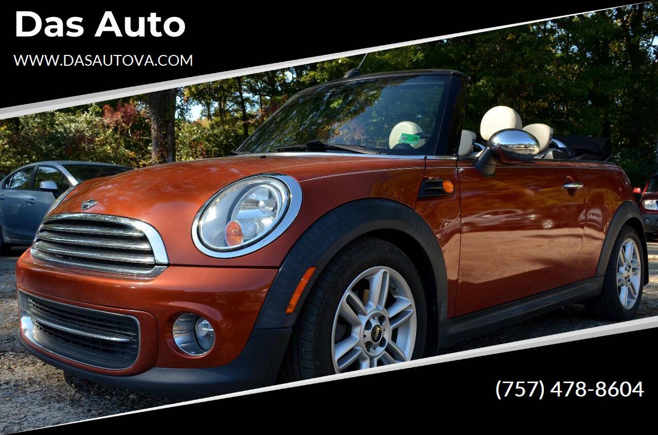 2012 MINI Convertible Cooper — Convertible — 75,229 mi — Virginia Beach, VA
