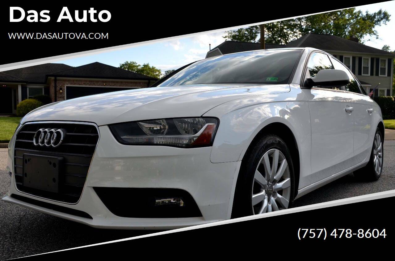 2013 Audi A4 Premium — Sedan — 83,207 mi — Virginia Beach, VA