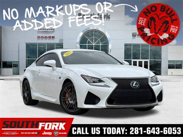 2017 Lexus RC RC F — Coupe — 48,257 mi — Manvel, TX