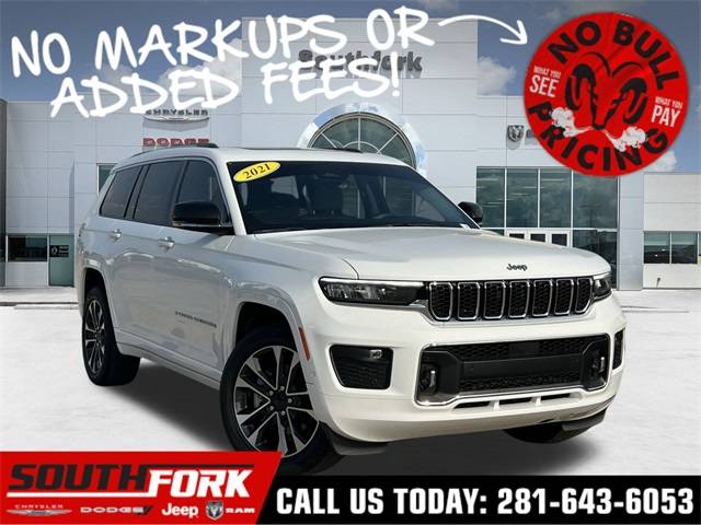 2021 Jeep Grand Cherokee Overland — SUV — 35,324 mi — Manvel, TX