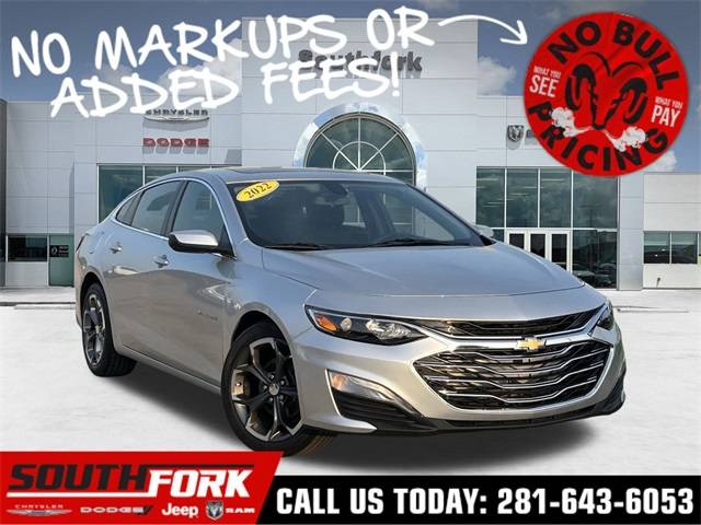 2022 Chevrolet Malibu LT — Sedan — 71,021 mi — Manvel, TX