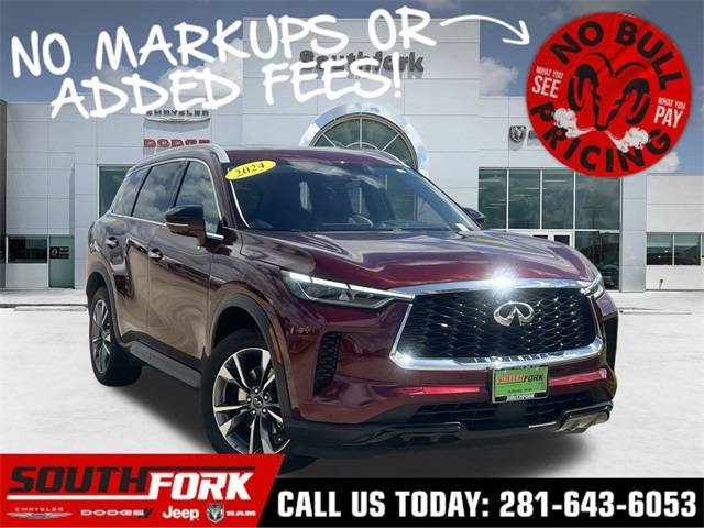 2024 INFINITI QX60 LUXE — SUV — 50,712 mi — Manvel, TX