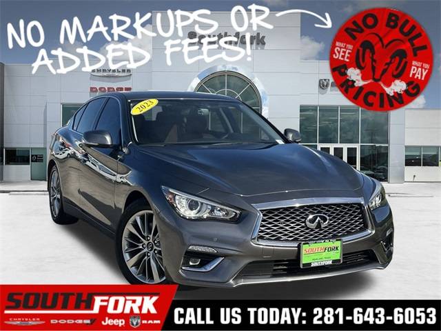 2023 INFINITI Q50 LUXE — Sedan — 16,062 mi — Manvel, TX