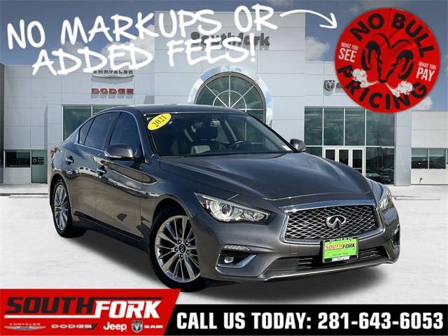2021 INFINITI Q50 3.0t LUXE — Sedan — 76,552 mi — Manvel, TX