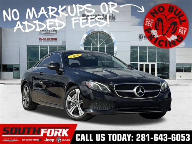 2018 Mercedes-Benz E-Class E 400 — Coupe — 73,554 mi — Manvel, TX